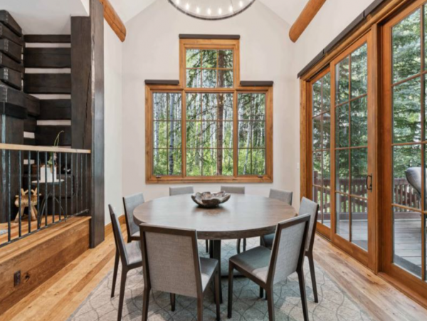Ski in via Bedstraw and shuttle out Bachelors Gulch Residence